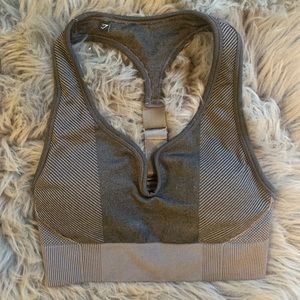 Gray Gymshark Adjustable Sportsbra